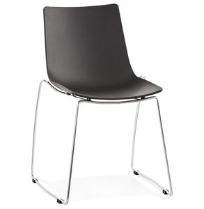 Kokoon® Designová stolička TIKADA 54x58x83 cm,plast / polymér, čierna,9,5 kg