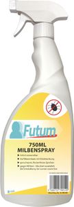 FUTUM 750ml Milben Spray, gegen Milben, Anti Milben, Milben Schutz, Spray gegen Hausstaubmilben, Anti Insekten, Insekten Vernichter, Insektenschutz