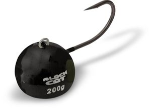 Black Cat Fire-Ball Jig, Farbe:Schwarz, Gewicht g:160