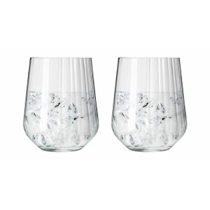 Ritzenhoff Gin Tumbler 2er-Set Sternschliff 002, Kristallglas, 710 ml, 3771001