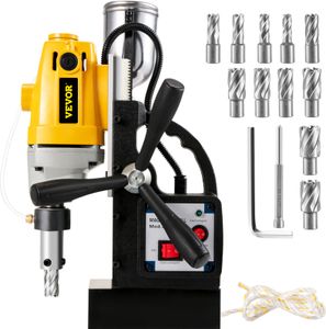 VEVOR SDT MD40 Magnetbohrmaschine  mit 13 PC 1 zoll HSS-Ringschneider Set