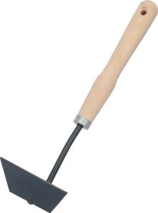 KOTARBAU® Malá záhradná motyka s drevenou násadou 20 cm Motyka s oceľovou hlavou 10 x 6 cm
