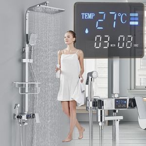 Duschsystem Edelstahl Duschpaneel Duscharmatur Duschset mit Handbrause