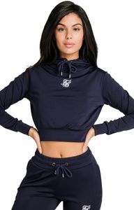 SikSilk - dámská tepláková bunda "Essentials" GT2062 (40 CZ) (Modrá)