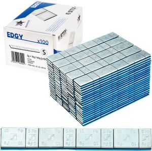100 Streifen STIX Klebegewichte 60G (5+10G), Stahl, verzinkt