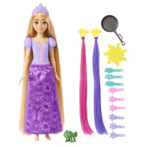Disney Princess Rapunzel Figur, inkl. Chamäleon Pascal & Accessoires