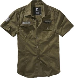 BRANDIT Luis Vintage Shirt Short Sleeve olive Gr. 5XL