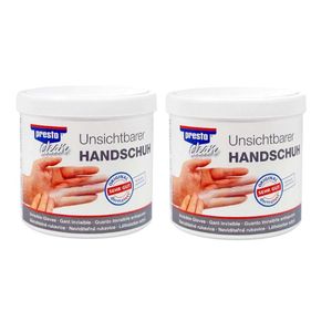 Presto Clean unsichtbarer Handschuh 2x 650 ml. - Hautschutzcreme