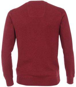 Casa Moda - Herren Pullover mit V-Ausschnitt in verschiedenen Farben (004430), Größe:L, Farbe:Pflaume (962)