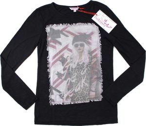 Longsleeve / Gr. 164 / Mädchen / Pinkberry / Langarmshirt / Schwarz