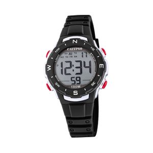 Calypso Kunststoff Uni Uhr K5801/6 Digital Sport Armbanduhr schwarz D2UK5801/6
