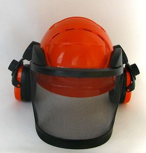 Stihl Helmset Advance (0000 884 0191) Helm Metallvisier Farbe orange