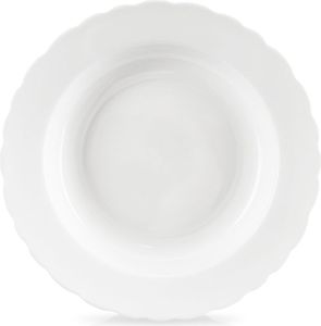 Orion Suppenteller Speiseteller Tiefteller aus Porzellan weiß MONA 24 cm 350 ml