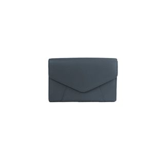 Eastern Counties Leather - "Camille"  Leder Brieftasche Umschlag EL362 (Einheitsgröße) (Marineblau)