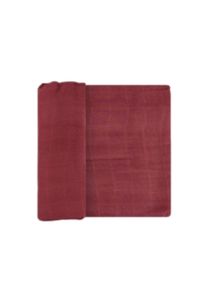 Little Unicorn - Deluxe Baumwoll Pucktücher, 100% Viskose aus Bambus - 120x120cm (Dusty Maroon)