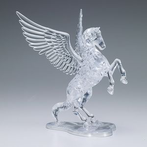 kinzel hcm gmbh 3D krištáľové puzzle - Pegas transparentné 43 dielikov Ostatné