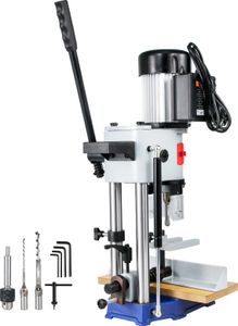 SucceBuy stolová vŕtačka, 1/2 HP, 1400 ot/min, stolová vŕtačka, hmotnosť 27,2 kg, stolová vŕtačka, kapacita skľučovadla 13 mm, na vnútorné brúsenie, vŕtanie a rezanie kovov, vŕtanie do dreva