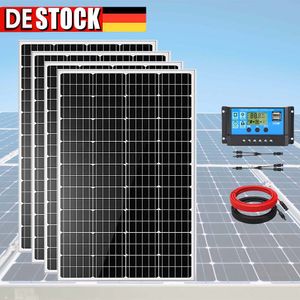 400W Solaranlage Komplettpaket Mono Solarmoduls Solar Set Inselanlage Wohnmobile