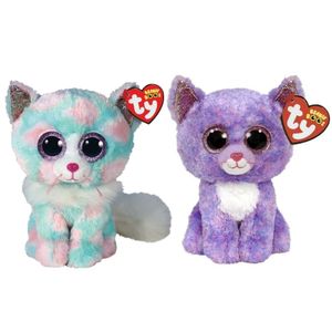 Ty - Stofftiere - Beanie Boo's - Opal Cat & Cassidy Cat