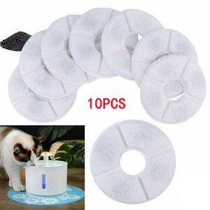 10PCS Katzen-Wasserbrunnen-Filter-Ersatz fuer Haustier-Wasserbrunnen