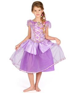 Kinderkostüm, Disney Rapunzel Karnevalskostüm 124-135 cm 7-8 Jahre alt
