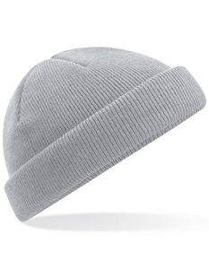 Recycled Mini Fisherman Beanie - 100% recycelter Polyester - Farbe: Light Grey - Größe: One Size