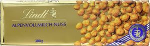 Lindt & Sprüngli Alpenvollmilch Nuss 300g Lindt & Sprüngli Alpenvollmilch Nuss 300g