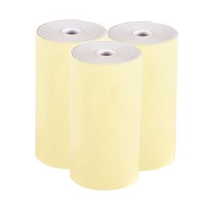 Aibecy Barevný termální papír v roli 57*30mm Účetní účtenka Fotopapír Čirý tisk pro kapesní termální tiskárnu PeriPage A6 pro mini fototiskárnu PAPERANG P1/P2, 3 role