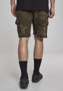 Pánské kraťasy Urban Classics Camo Cargo Terry  Shorts olive camo - L