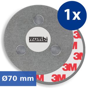 mumbi Magnet Befestigung für Rauchmelder Magnetbefestigungen für glatte Flächen (NICHT für Rauhfaser oder losen Putz)