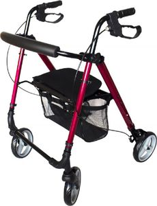 Ultraleichter Rollator, rot, 6400 g