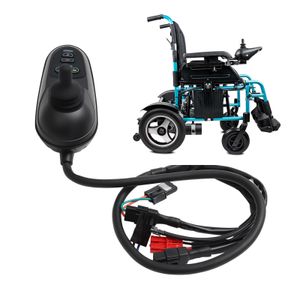 4-Tasten Professioneller Elektro-Rollstuhl Joystick Controller Universeller Elektrische Mobilität Rollstühle Zubehör mit ML2P+Adapterkabe