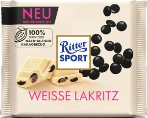 Ritter Sport lukrecja biała czekolada pikantny akcent baton 100g