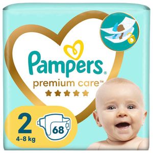 Pampers Premium Care Value Pack Dětské jednorázové pleny vel. 2 (68 ks)