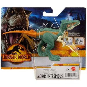 Mattel HDX18 Jurassic World Ferocious Pack Dino Moros Intrepidis