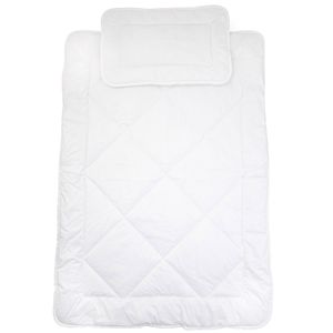 Přikrývka s polštářem pro děti a miminko Dětská přikrývka, přikrývka do dětské postýlky s polštářem Ložní prádlo: Bavlna bílá 100x135 + 40x60 cm
