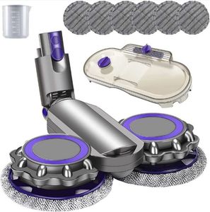 Elektrický nástavec na mop pro bezdrátový vysavač Dyson V12 Digital Slim, V10 Slim, hlava mopu + nádržka na vodu + 6 utěrek