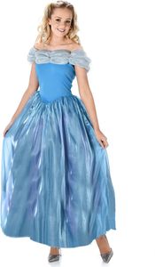 Rozprávková princezná dámsky kostým svetlomodrá