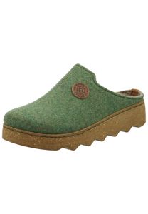 Rohde Damen Pantoffeln Hausschuhe Softfilz Foggia 6120, Größe:39 EU, Farbe:Grün