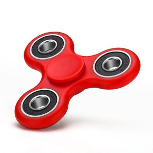 Fidget Spinner Tri Kreisel mit High-Speed Kugellager Anti-Stress Hand Toy Rot