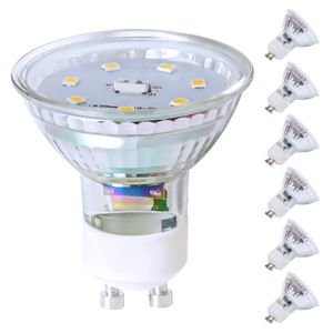 ZMH LED GU10 leuchtmittelLampe Warmweiss- 4.8W lampe 4000K neutralweiß Abstrahlwinkel 110°Spot 6st.