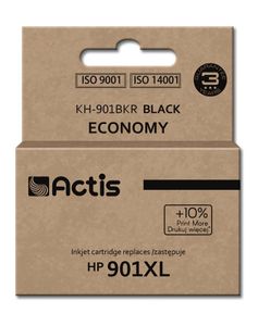 Inkoust Actis KH-901BKR (náhrada za HP 901XL CC656AE; Standard; 20 ml; černá)