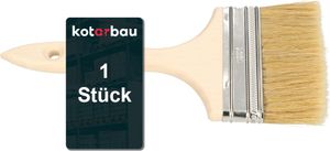 KOTARBAU® Štětec na malování s dřevěnou rukojetí 102 mm 1 ks. Všechny velikosti Plochý štětec Mořidlo Glazury Barvy Malířský štětec Barvy Akrylové barvy Štětce odolné proti roztržení Štětiny omyvatelné Uni