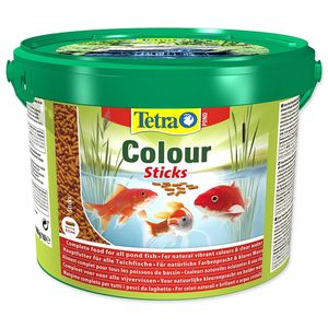 Tetra Pond Colour Sticks Fischfutter Entfaltung nat. Farbenpracht 10 Liter Eimer