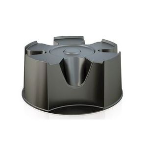 Sockel für Regentonne Regenwasserbehälter-Basis Standfuß Untersetzer rund Ø 51,2 cm schwarz