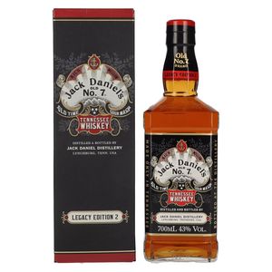 Jack Daniel's Legacy Edition 2 Tennessee Whiskey Limitierte Sonderedition in Geschenkpackung | 43 % vol | 0,7 l