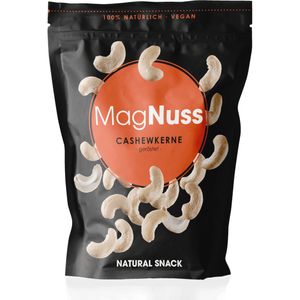 MagNuss Cashews | geröstete, ungesalzene Cashewkerne, 200g | vegan, glutenfrei