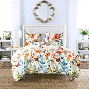 Bettwäscheset für Kingsize-Betten im Bohemian-Stil, 1 Bettbezug 200 cm x 200 cm und 2 Kissenbezüge 80 cm x 80 cm, mit Reißverschluss, langlebig und atmungsaktiv,