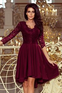 Numoco Spitzenkleid für Damen Nicolle Pflaume 3XL