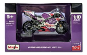 Maisto 36390 - Modellmotorrad - MotoGP Ducati Pramac '22 #5 Johann Zarco (Maßstab 1:18)